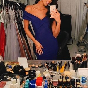 NWT royal blue prom dress